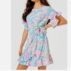 Lilly Pulitzer Darlah Stretch Dress
Multi Carnivale Coral SIZE O